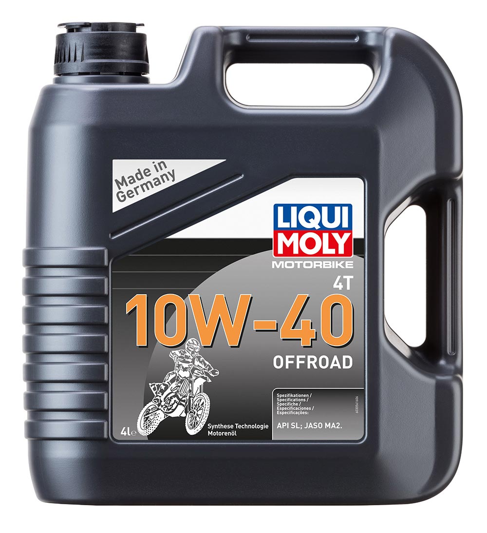 фото Масло моторное полусинт. Motorbike 4T Offroad 10W-40 (4л) Liqui moly