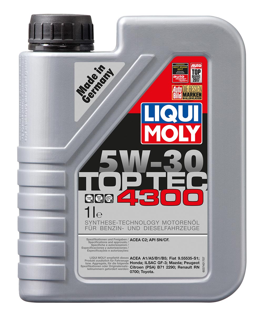 фото Масло моторное синт. Top Tec 4300 5W-30 (1л) Liqui moly