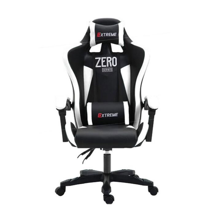 фото Компьютерный стул - киберспортивное кресло (бело-черный) Нет бренда