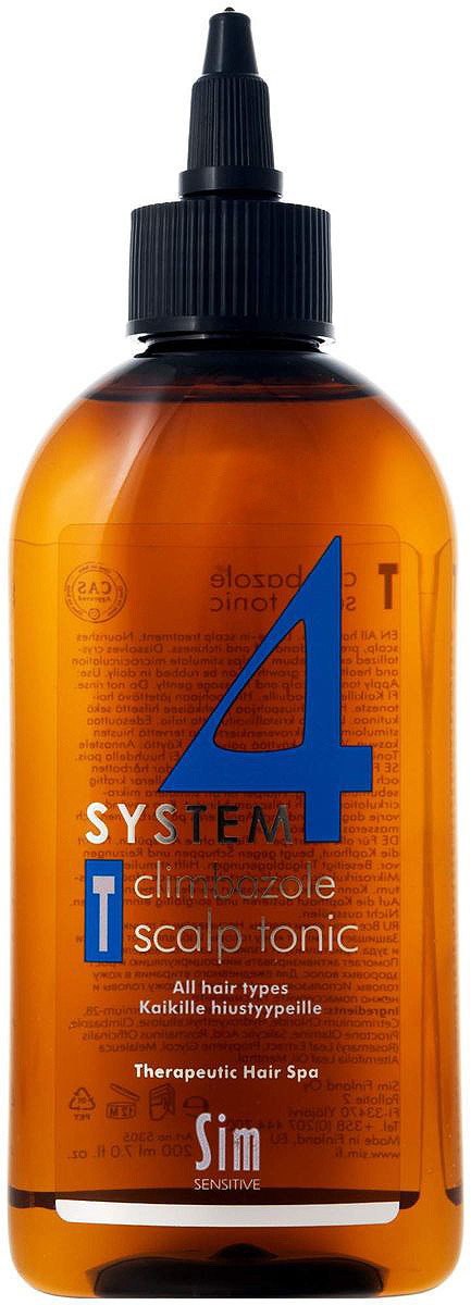 фото Тоник для волос Sim Sensitive System 4 Climbazole Scalp Tonic Т, терапевтический, 500 мл