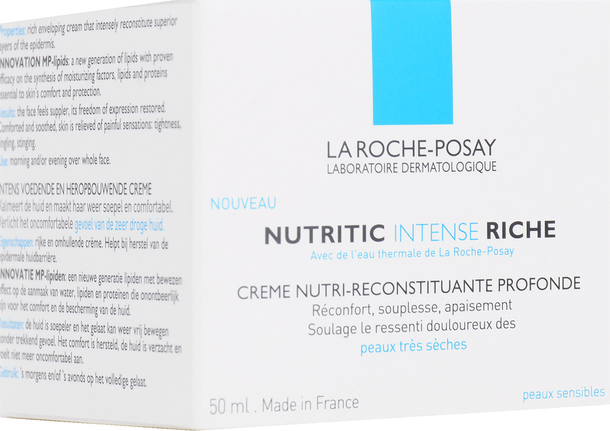 фото La Roche-Posay Питательный крем для глубокого восстановления кожи лица "Nutritic" Интенс Риш, 50 мл