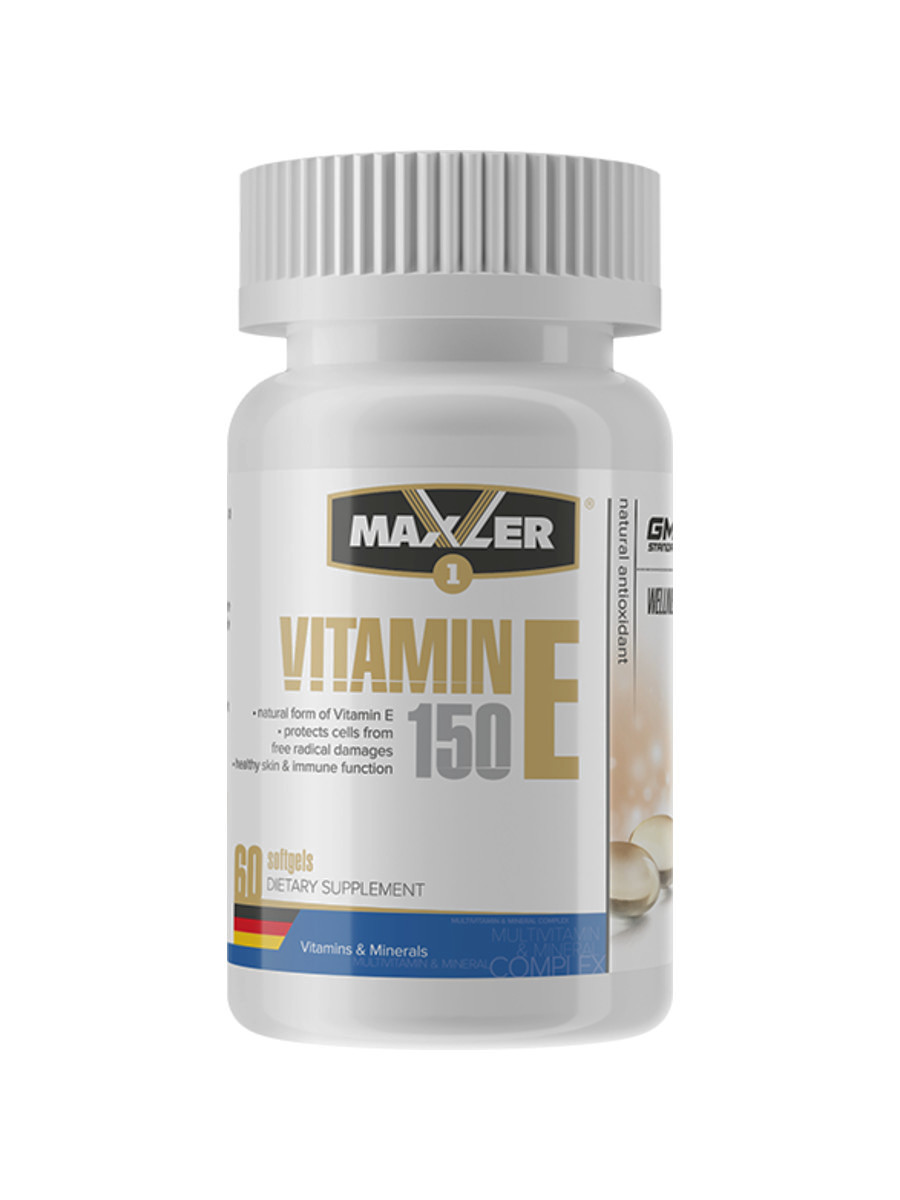 фото Добавка Maxler Vitamin E, 60 гелевых капсул