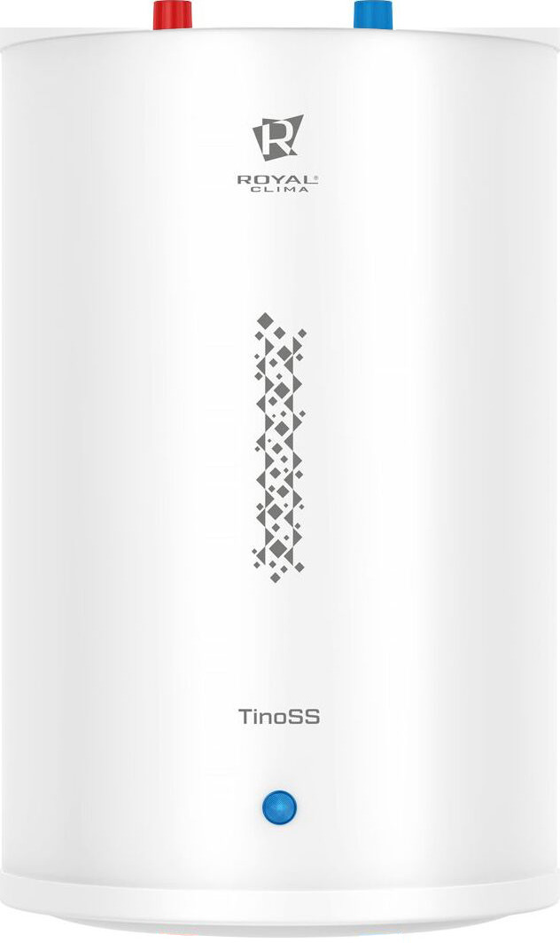 фото Водонагреватель накопительный электрический Royal Clima Tinoss RWH-TS15-RSU, верхняя подводка, белый