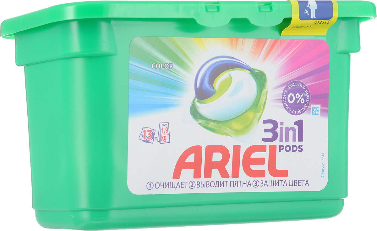 фото Капсулы для стирки Ariel "Color", 13 шт