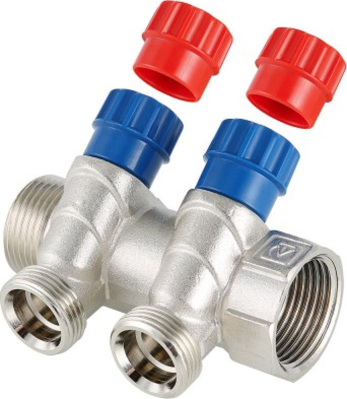 Valtec Коллектор сантехнический с регулировочными вентилями, 3/4\"х 2 ...