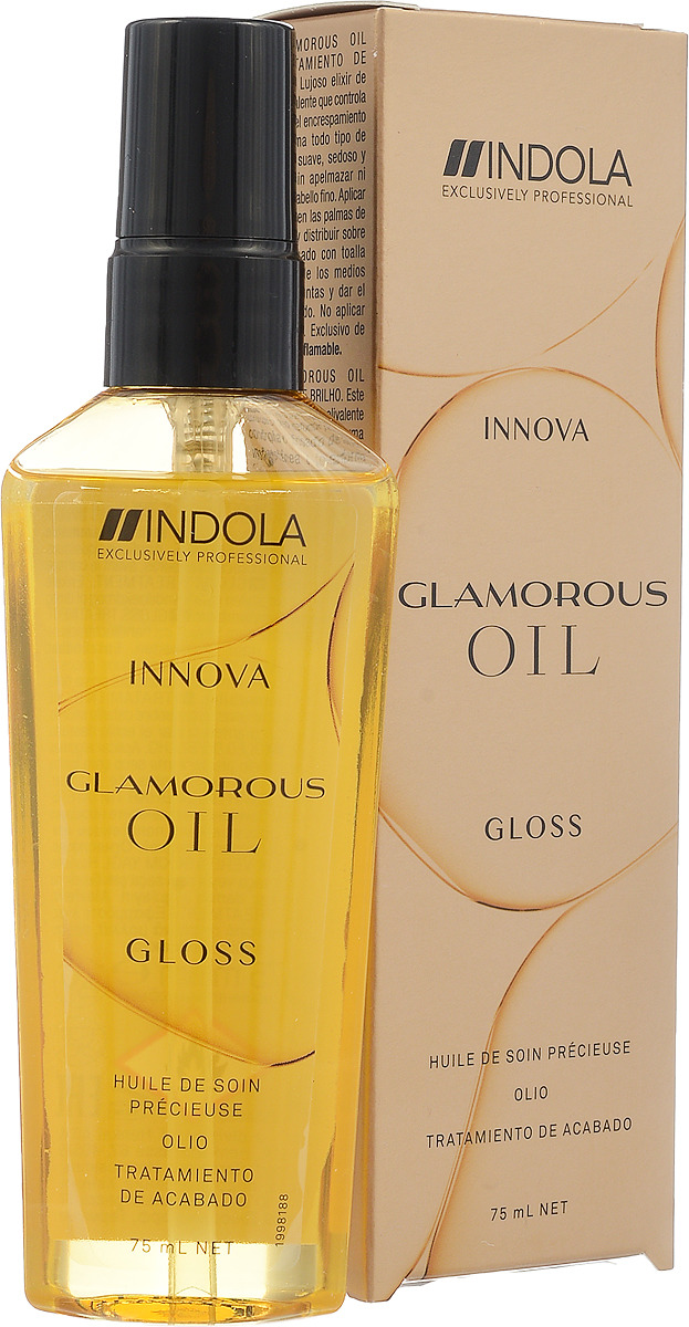 Маска для волос indola professional glamorous oil чарующее сияние