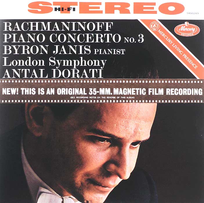Байрон Дженис,The London Symphony Orchestra Byron Janis. Antal Dorati. London Symphony Orchestra. Rachmaninov. Piano Concerto No. 3 (LP)