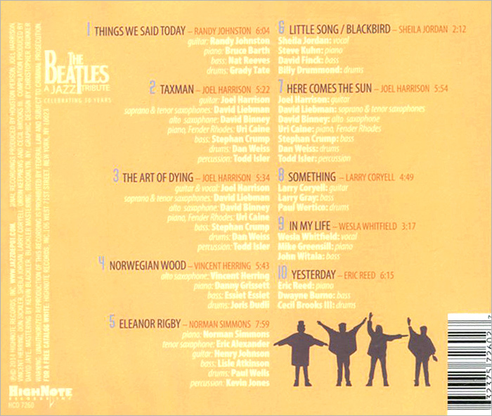 The Beatles A Jazz Tribute. Celebrating 50 Years