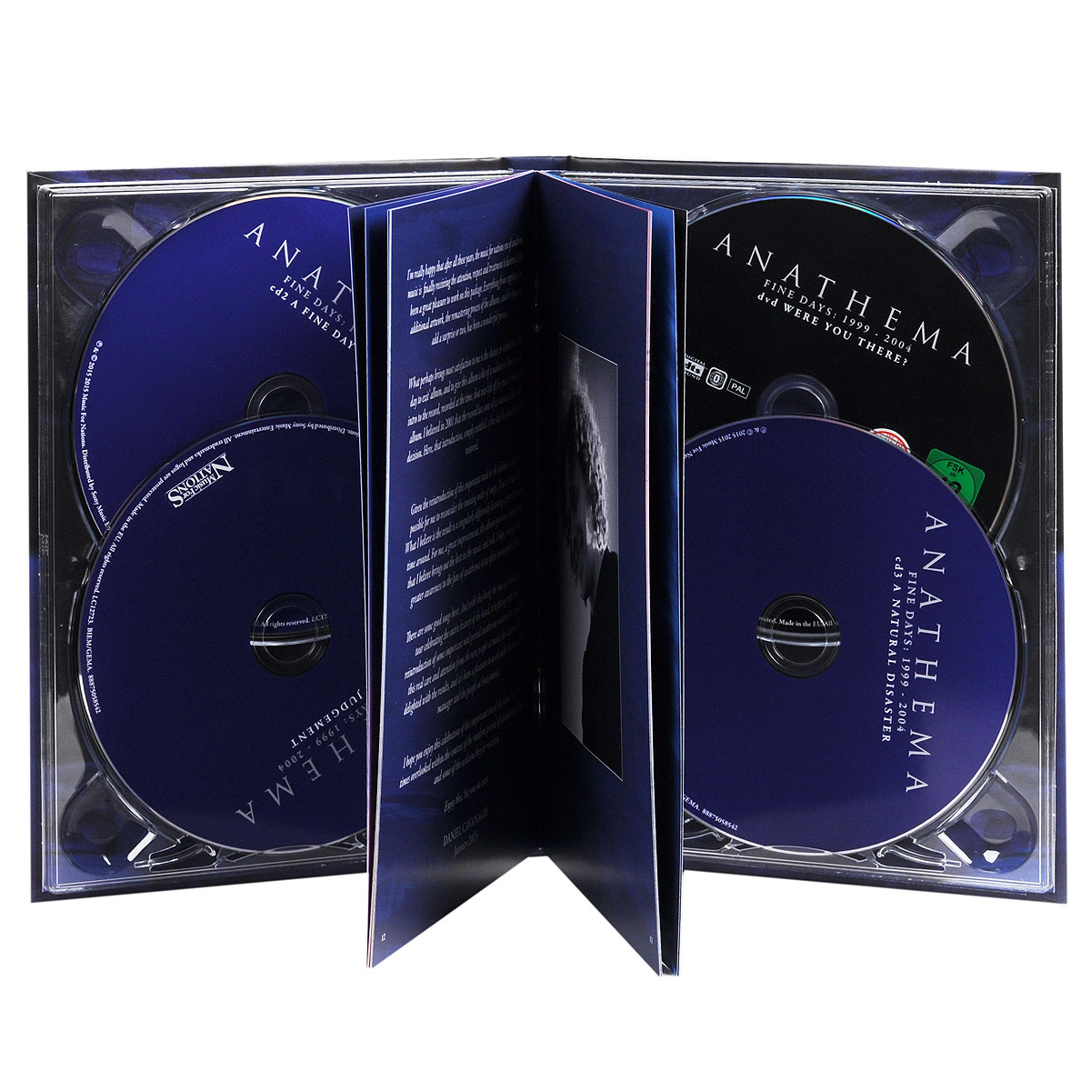 Anathema. Fine Days. 1999-2004 (3 CD + DVD). "Anathema"