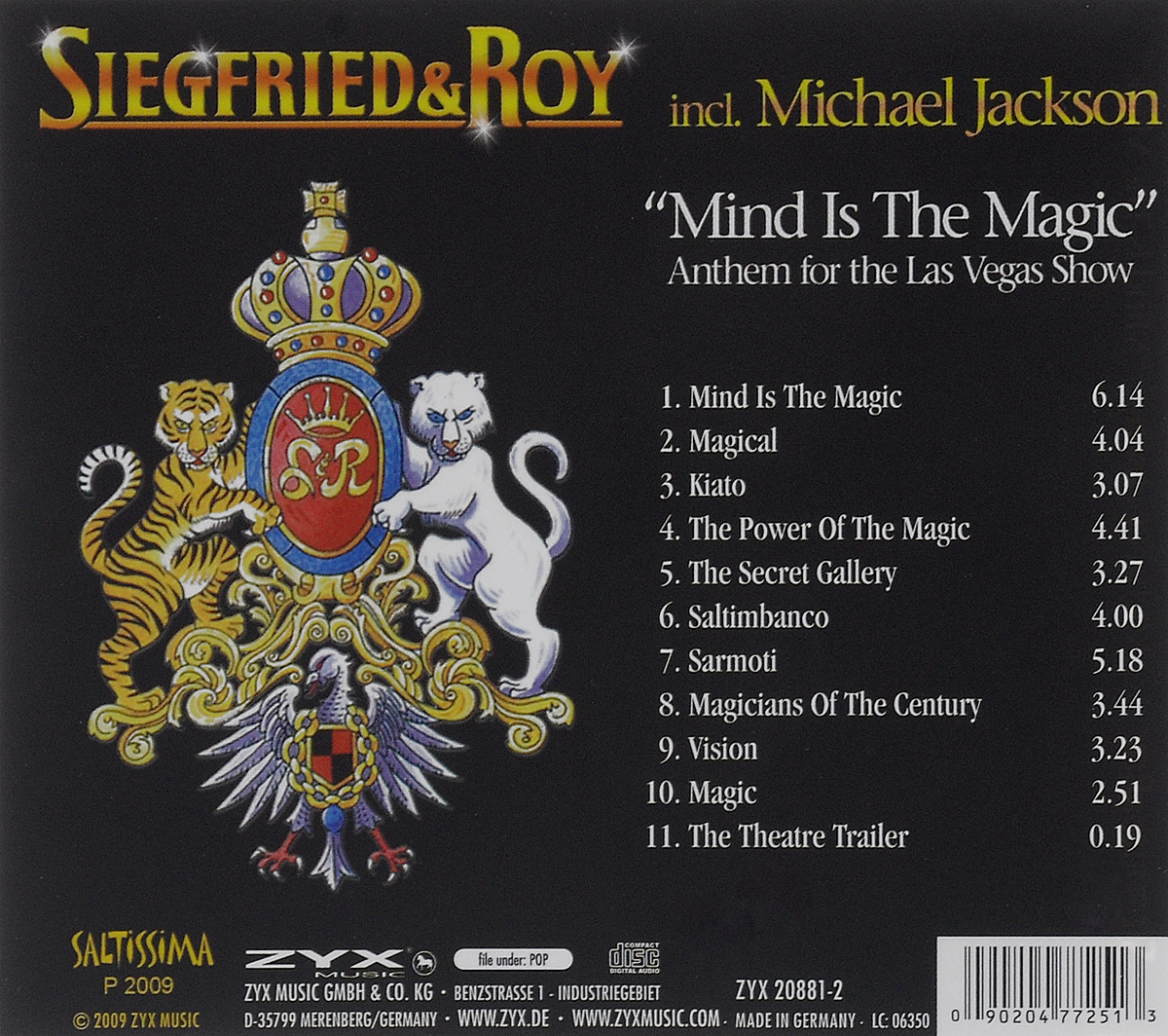 Siegfried & Roy. Mind Is The Magic. Siegfried & Roy Orchestra