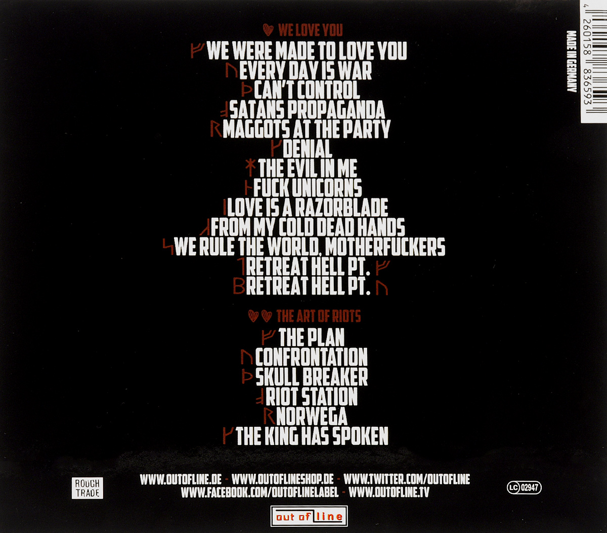 Combichrist. We Love You (2 CD). "Combichrist"