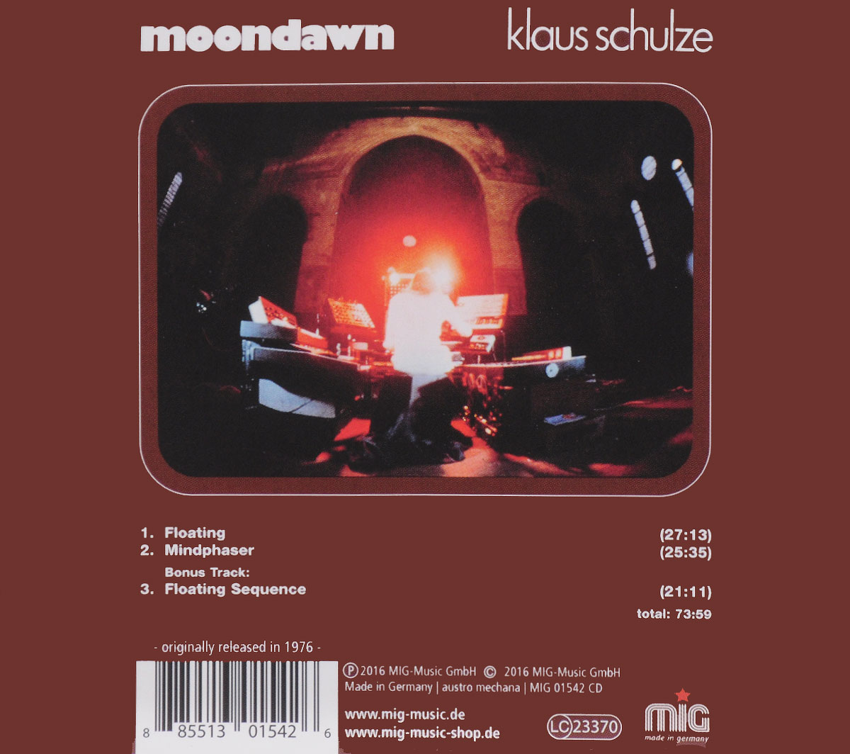 Klaus Schulze. Moondawn. Клаус Шульце
