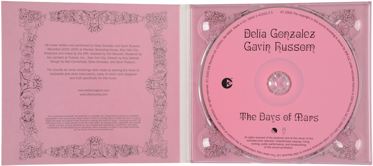 Delia Gonzalez & Gavin Russom. The Days Of Mars. Делия Гонзалез