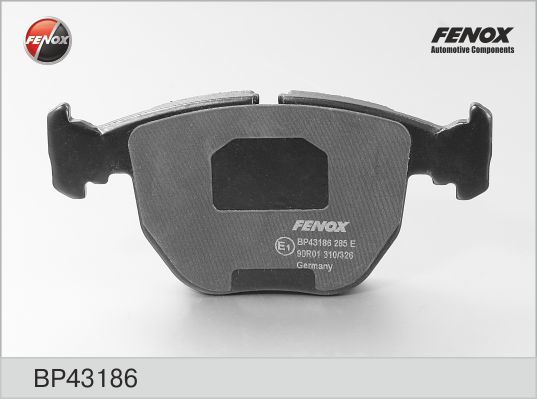 Колодки тормозные дисковые Fenox BP43186, передние