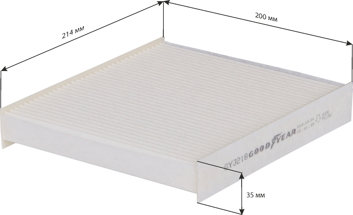 фото Салонный фильтр Goodyear GY3218