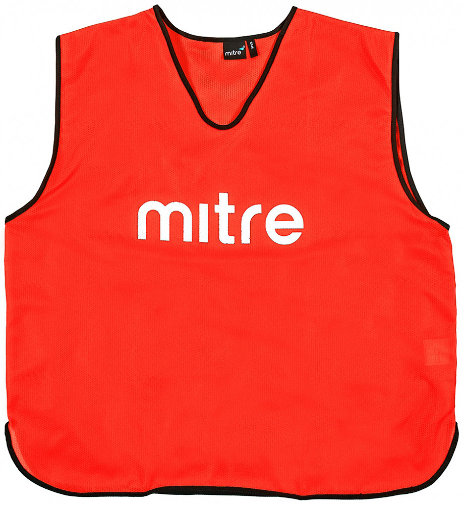 Накидка тренировочная Mitre, цвет: красный. Размер 122