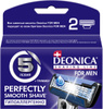 Сменные кассеты для бритья Deonica 5 тонких лезвий с керамическим покрытием США for MEN, 2 шт - изображение