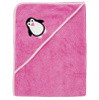 Полотенце детское ImseVimse Полотенце с капюшоном, 100x100 cm, pink penguin Хлопок, 100x100 см, розовый, Розовый - изображение