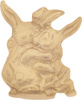 Денежный сувенир Miland Кошельковые зайки, Т-6947, золотой - изображение
