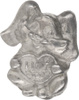 Денежный сувенир Miland Кошельковый зайка, Т-6950, серебристый - изображение