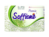 Туалетная бумага Soffione Premio Лемонграсс, трехслойная, 12 рулонов - изображение