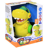 Музыкальная движущаяся игрушка "Динозавр", цвет: желтый  #1