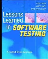 Lessons Learned in Software Testing #1