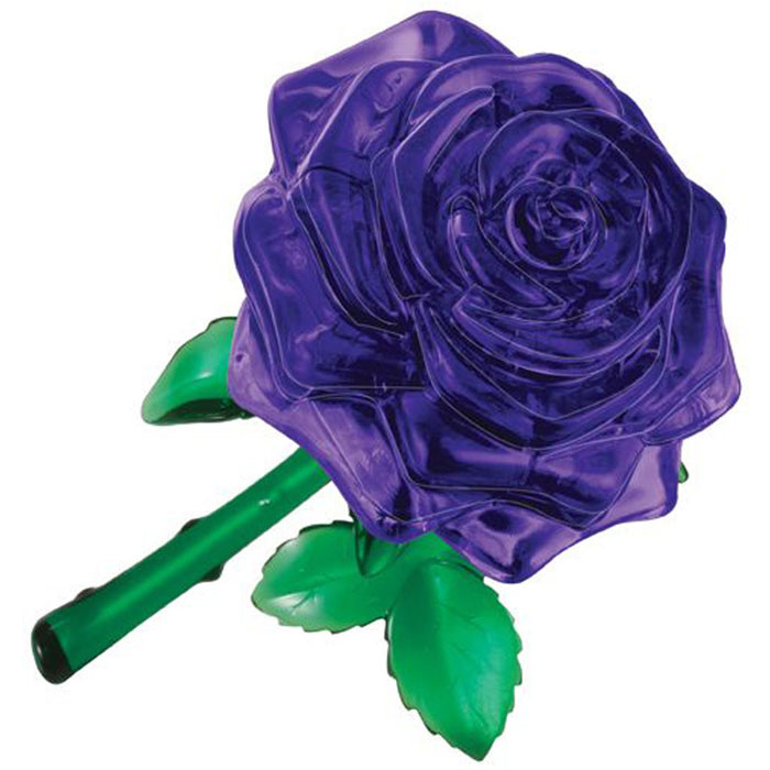 3D-головоломка "Роза", цвет: фиолетовый, 44 элемента #1