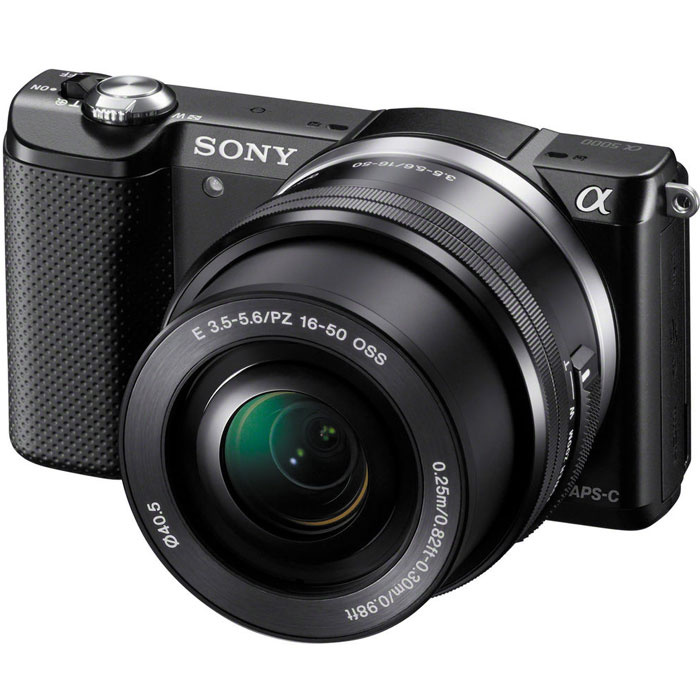 Беззеркальный фотоаппарат Sony Sony Alpha A5000 цифровая фотокамера, черный  #1