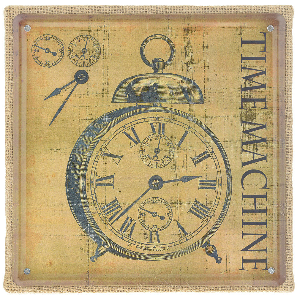 Постер в рамке Феникс-презент "Часы", 20 см х 20 см #1