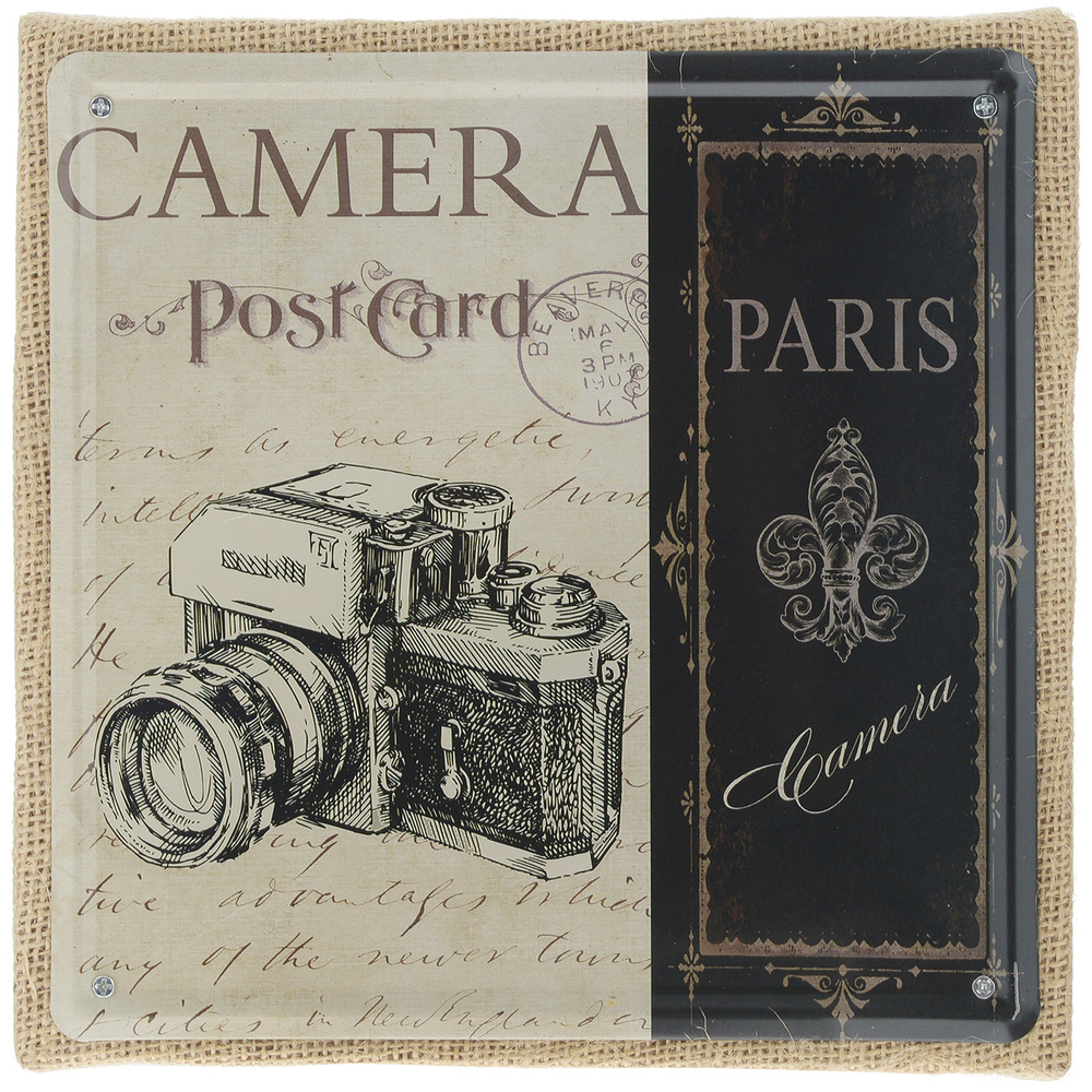 Постер в рамке Феникс-презент "Фотоаппарат", 20 х 20 см #1