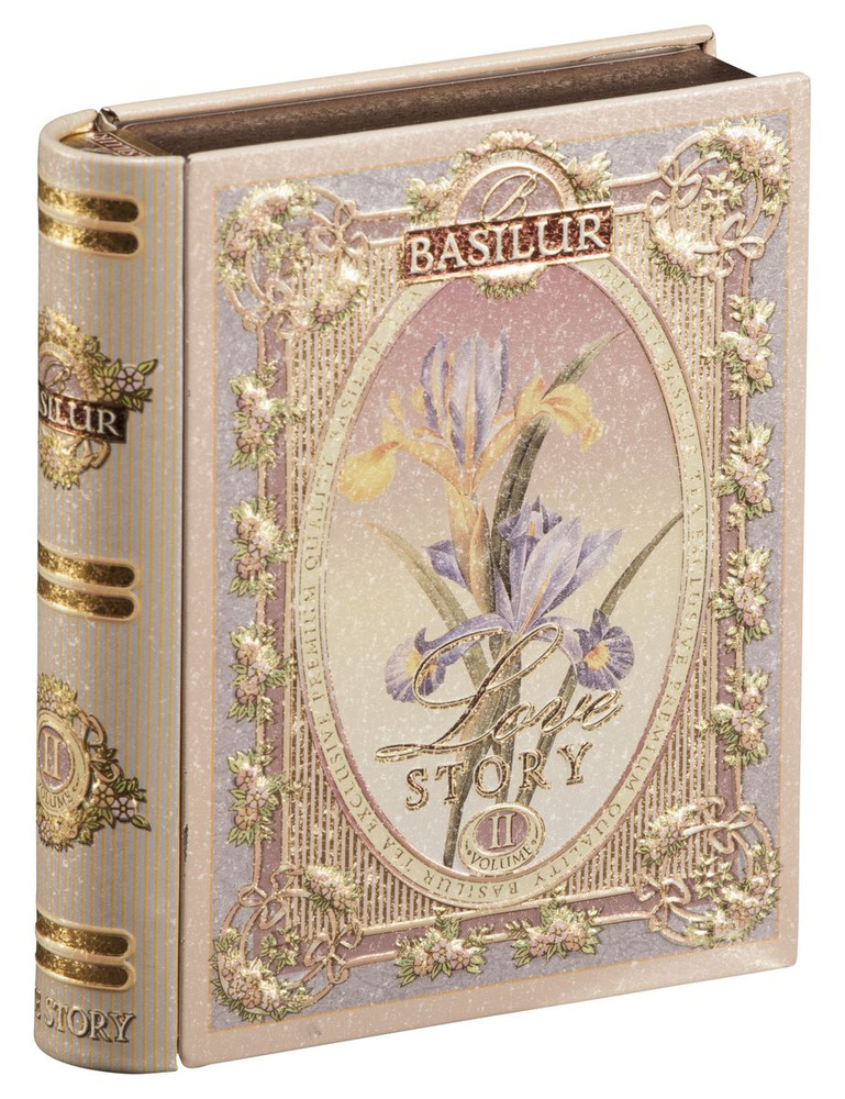 Basilur Tea Book. Love Story II черный листовой чай, 100 г (жестяная банка)  #1