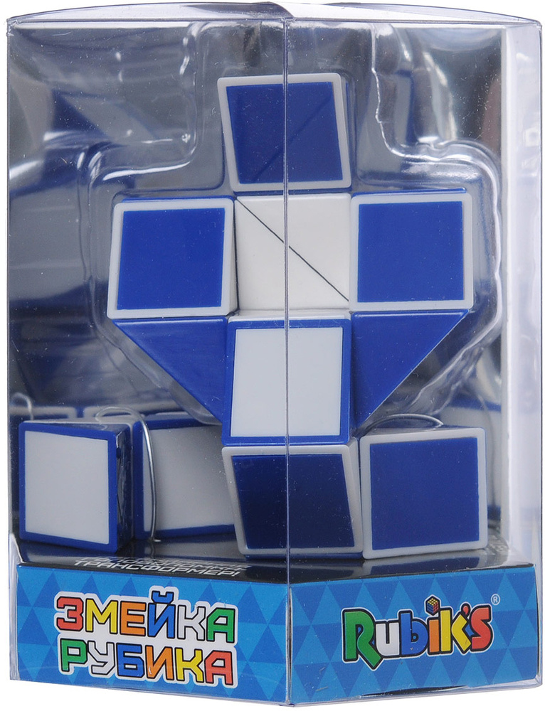 Змейка "Rubik's Twist", цвет: синий, белый #1