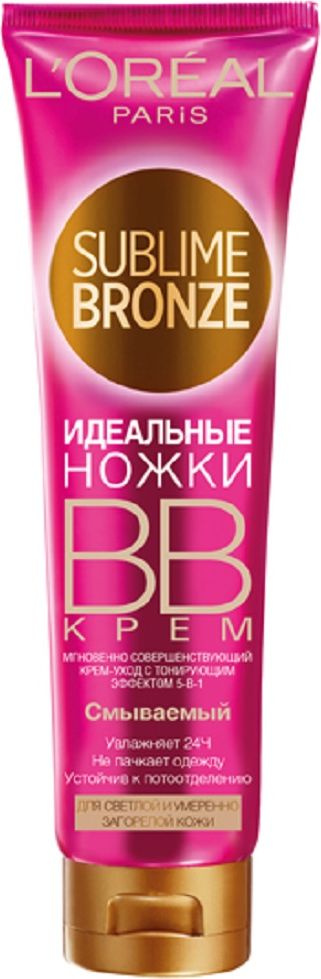 L'Oreal Paris Sublime Bronze BB-крем для ног "Идеальные Ножки", для ...