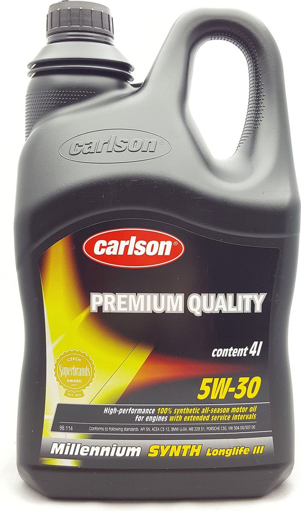Моторное масло Carlson 5W-30 Синтетическое #1
