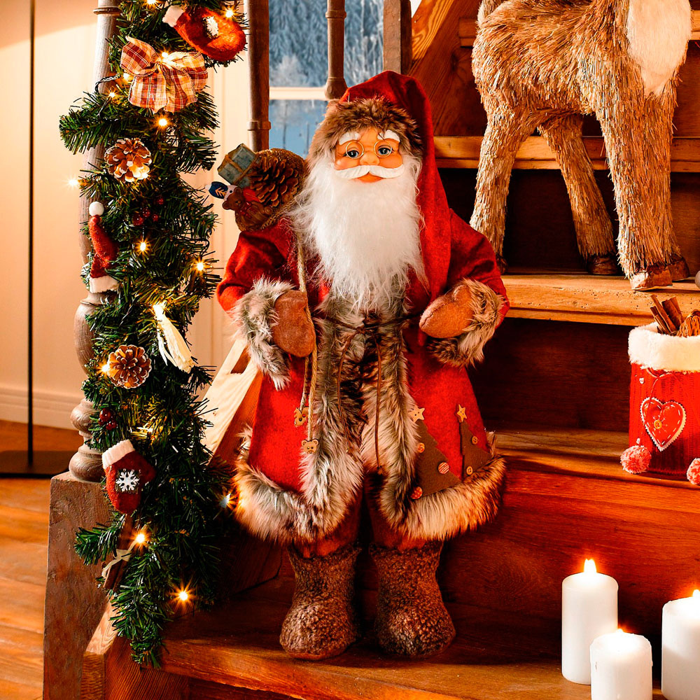 Фигура Деда Мороза превратит вашу улицу в сказочное новогоднее место