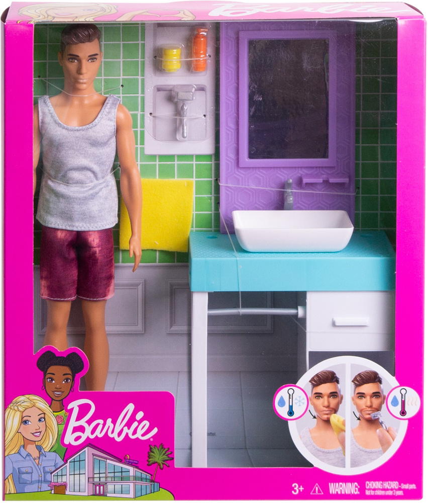 barbie and ken real life bathroom