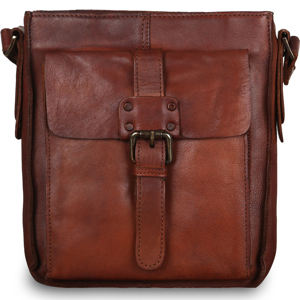 Сумка мужская через плечо кожаная Ashwood Leather 7993 #1