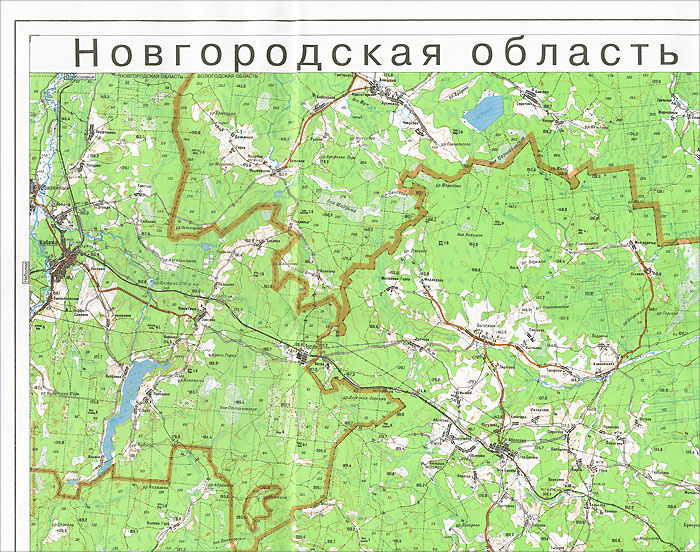 Карта маловишерского района новгородской области