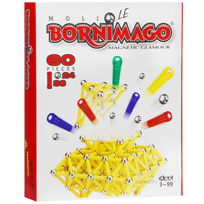 Магнитный конструктор "Bornimago", 60 элементов — купить в интернет ...
