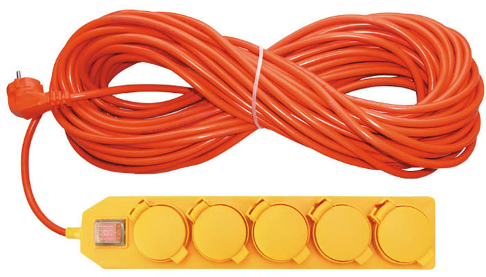 Удлинитель силовой UNIVersal влагозащищенный, 10 м, 5 розеток. 9633922 ...