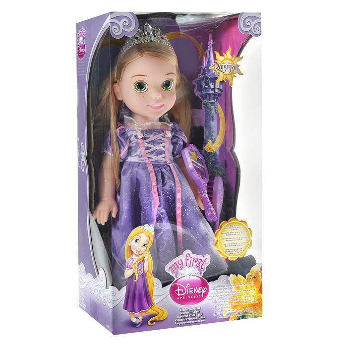 Принцесса малышка s класса. Кукла Disney принцесса малышка Рапунцель. Рапунцель кукла Озон. Кукла Рапунцель с длинными волосами малышка 42 см. Большая кукла Рапунцель 81 см.