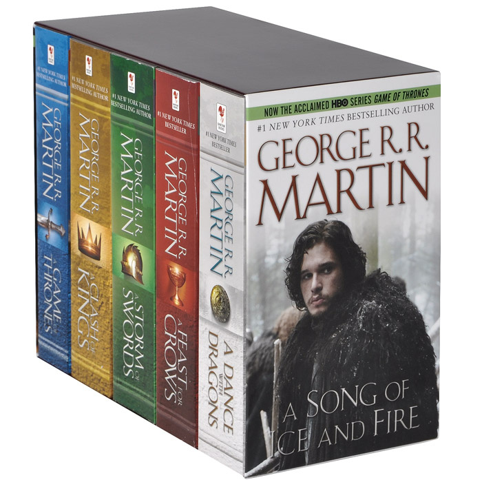 a song of ice and fire books in order
