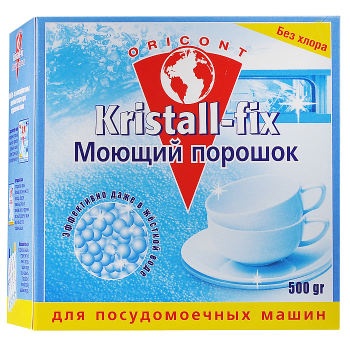 Моющий порошок для ПММ Kristall-fix, 500 г — купить в интернет-магазине ...