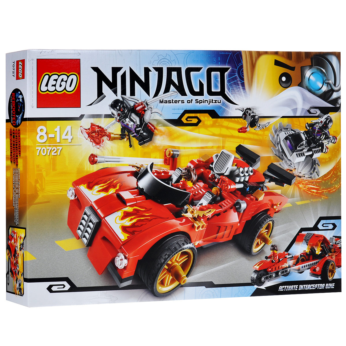 Конструктор LEGO Ninjago 70727 Зарядная ниндзя машина — купить в ...