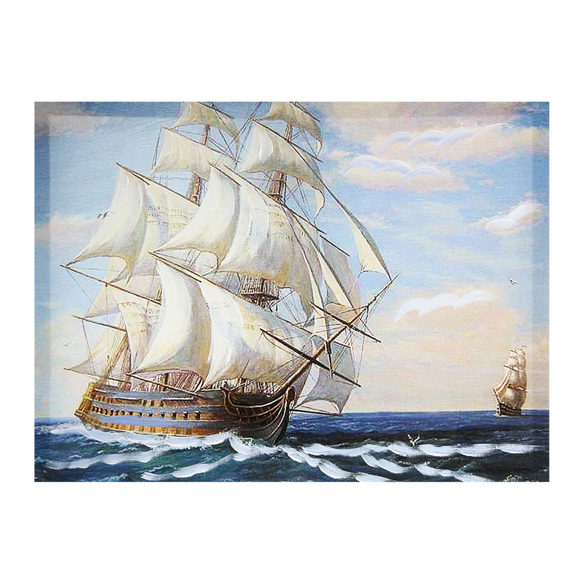 Картина по номерам на холсте корабль