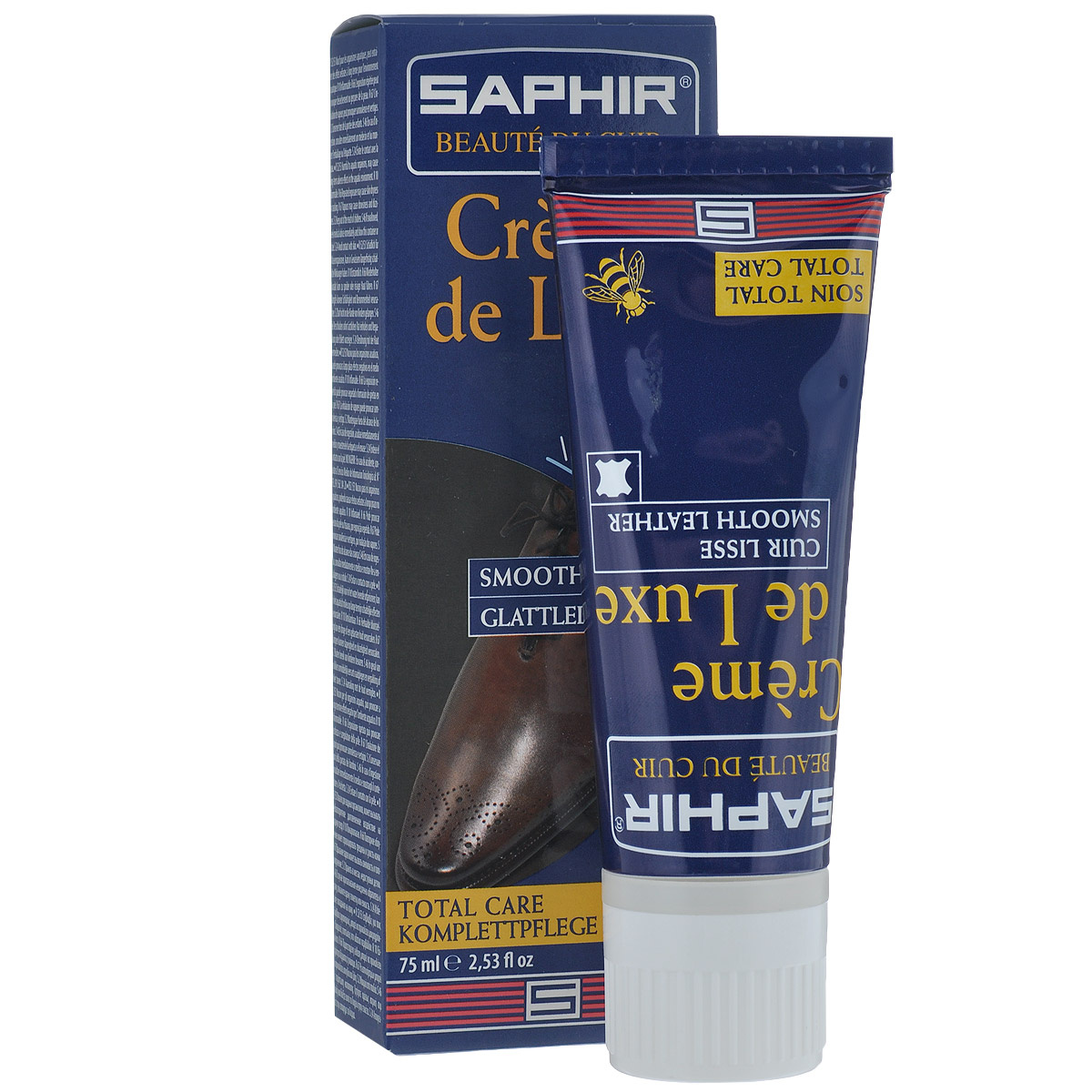 Крем для обуви "Saphir", цвет: черный, 75 мл — купить в интернет ...