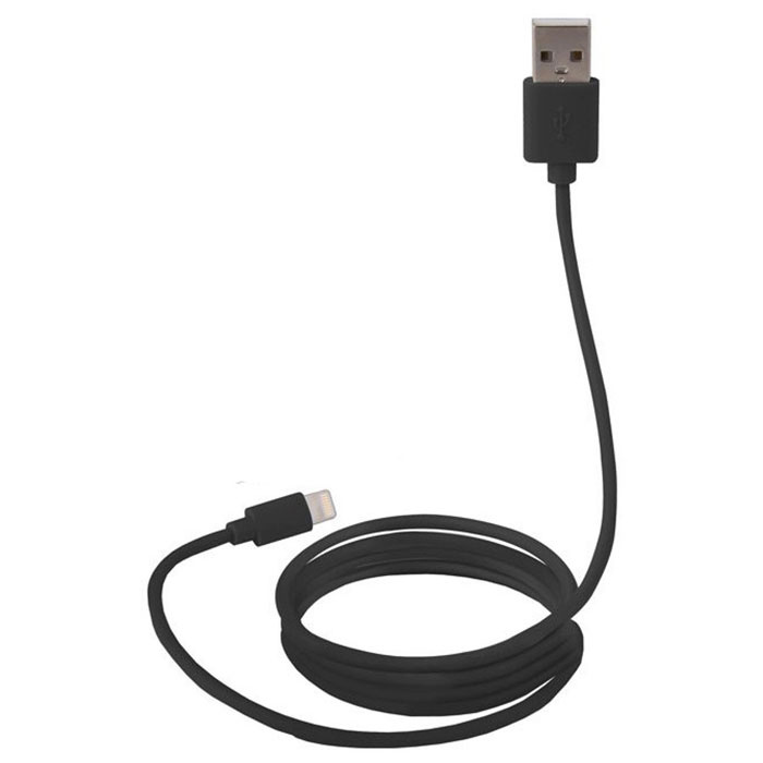 Кабель Canyon USB - Apple Lightning, 1м, черный (CNS-MFICAB01B) #1