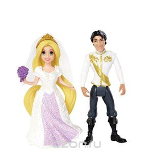 Disney Princess Набор кукол Свадебная пара Принцесса Рапунцель и Принц  #1