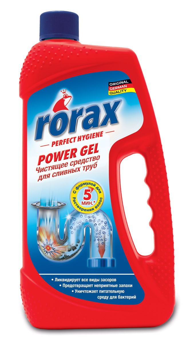 Чистящее средство для сливных труб "Rorax", 1 л #1